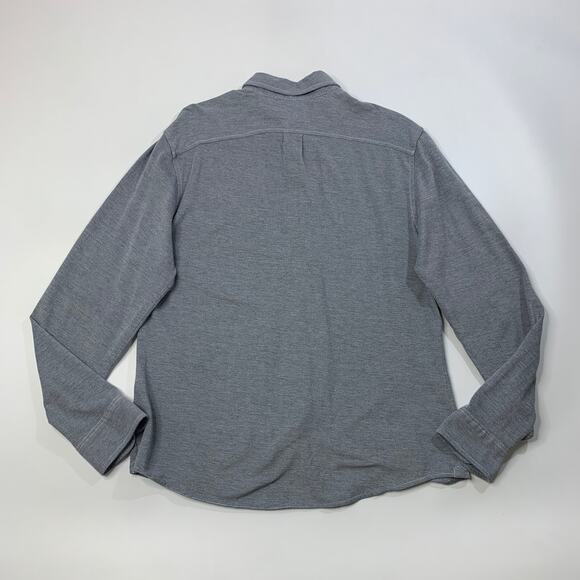 Bonobos Shirt Mens L Large Navy White SLIM Fit Pima Cotton Button Down Pocket - Picture 5 of 7